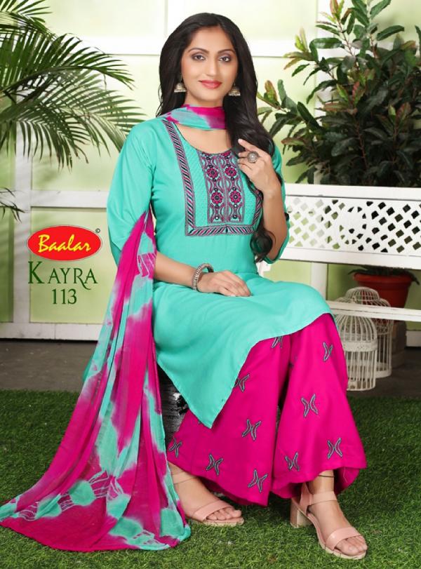 Baalar Kayra Vol-1Rayon Designer Exclusive Ready Made Suit